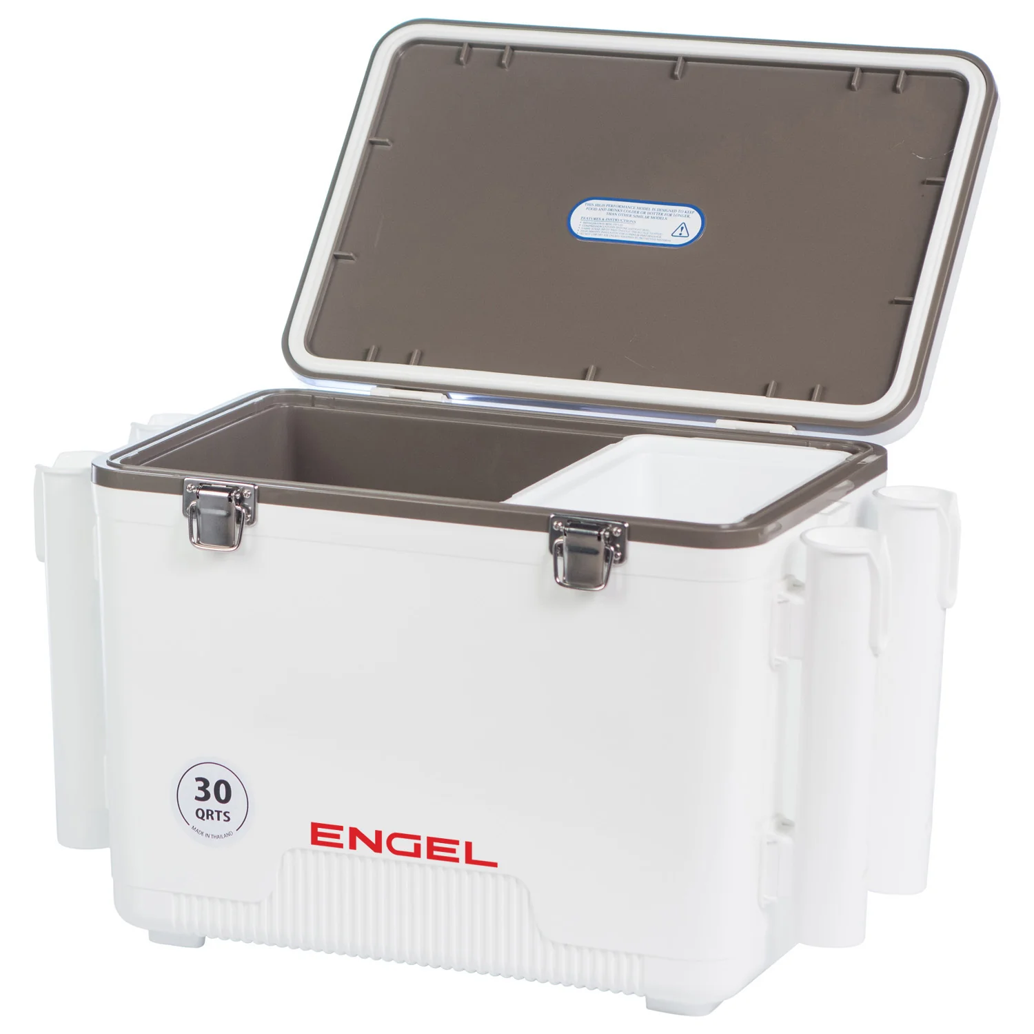 Engel 30 Quart Drybox/Cooler with Rod Holders - Image 7