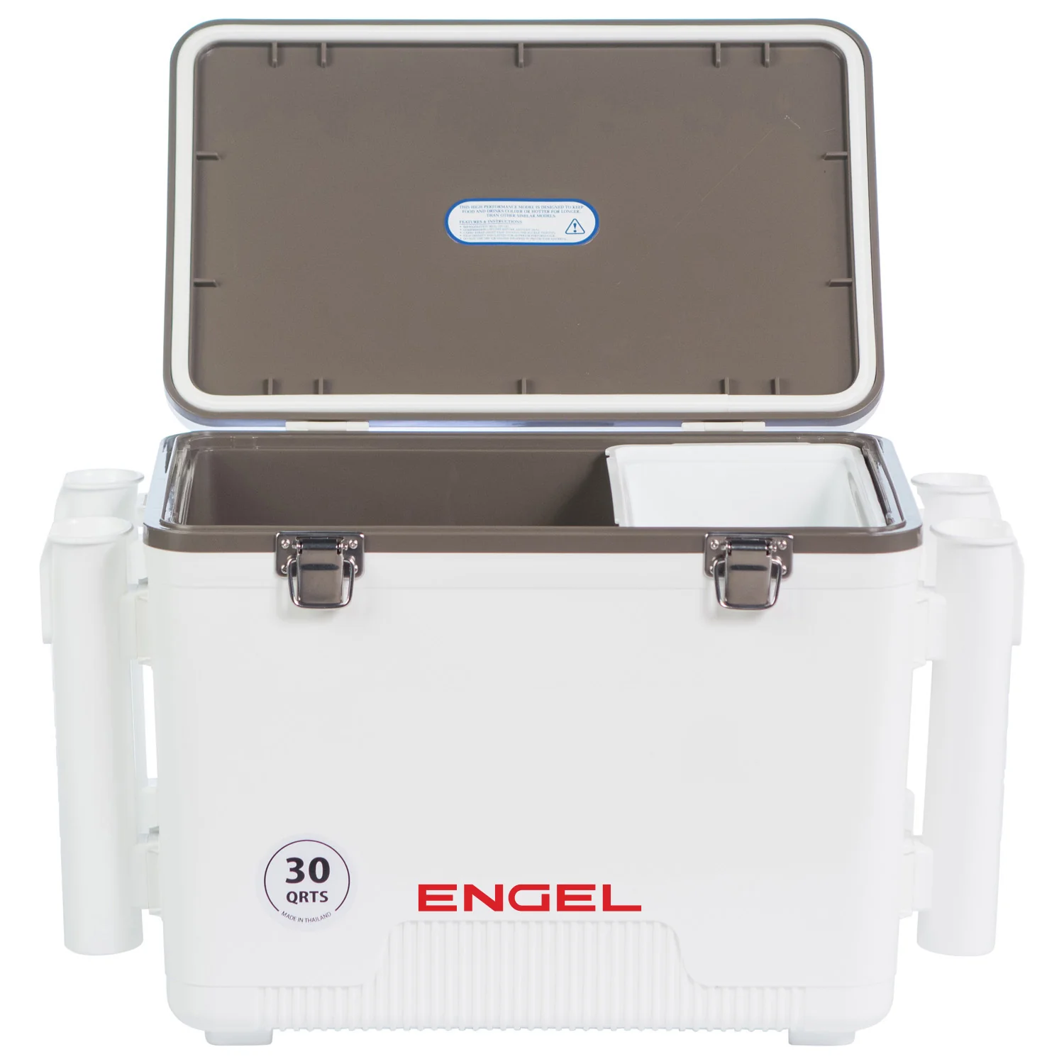 Engel 30 Quart Drybox/Cooler with Rod Holders - Image 8