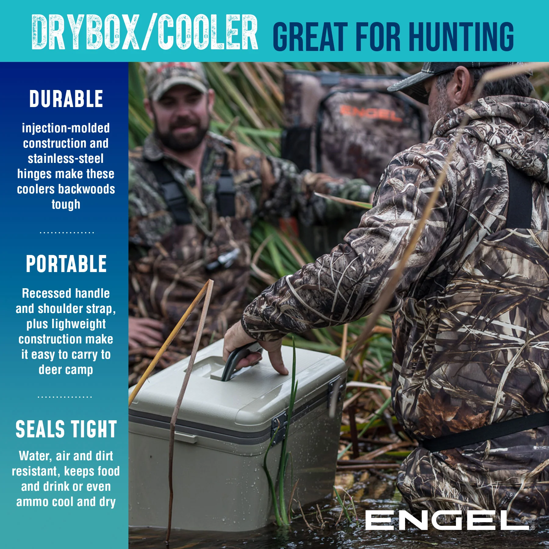 Engel 19Qt American Flag Drybox Cooler - Image 10