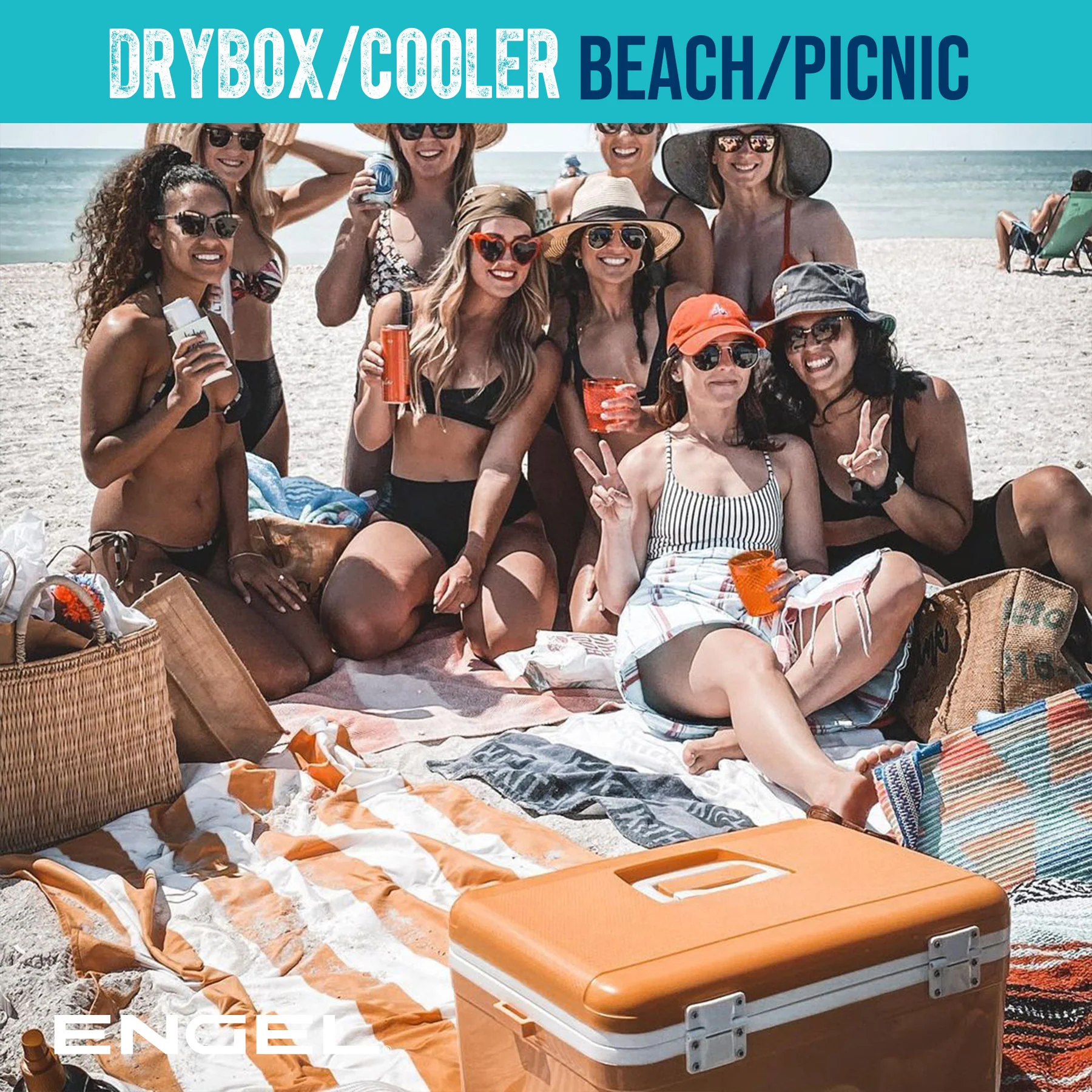 Engel 19Qt American Flag Drybox Cooler - Image 15