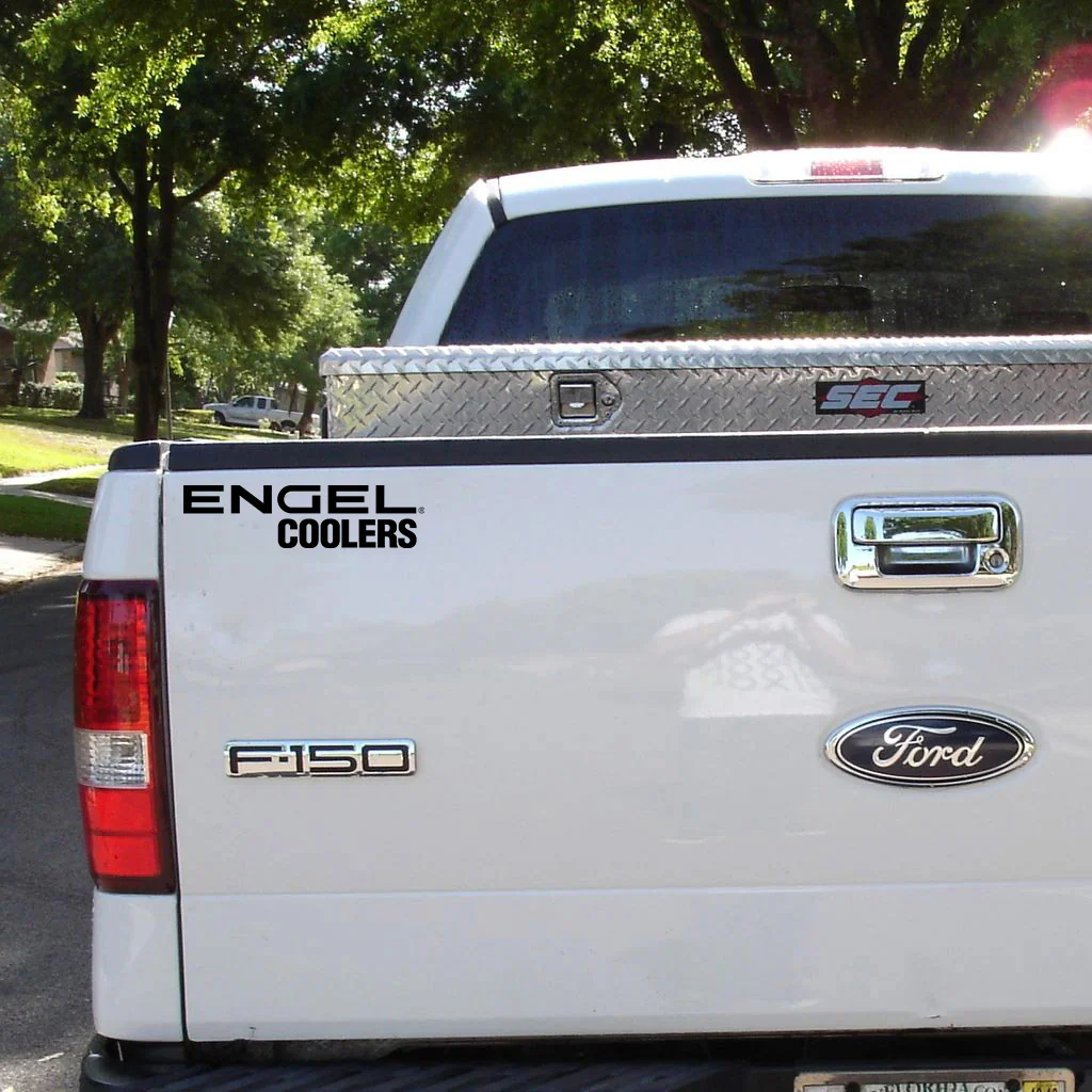7.5" ENGEL COOLERS Window Decal in Black or Red and Blue - Image 2