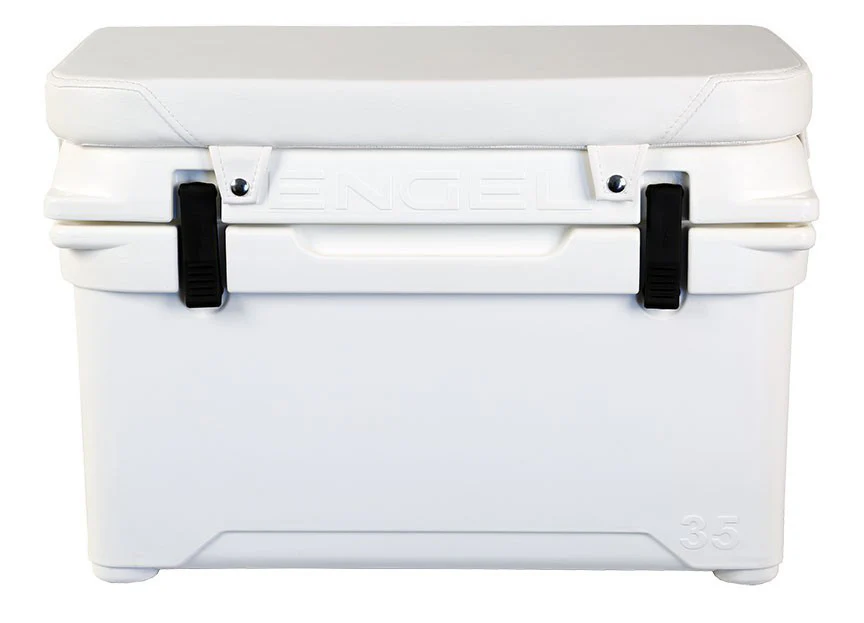White Seat Cushion for Engel Hard Cooler - Image 2
